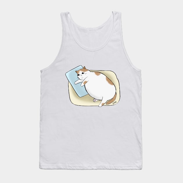 Sad Chonk Tank Top by LaGataLola